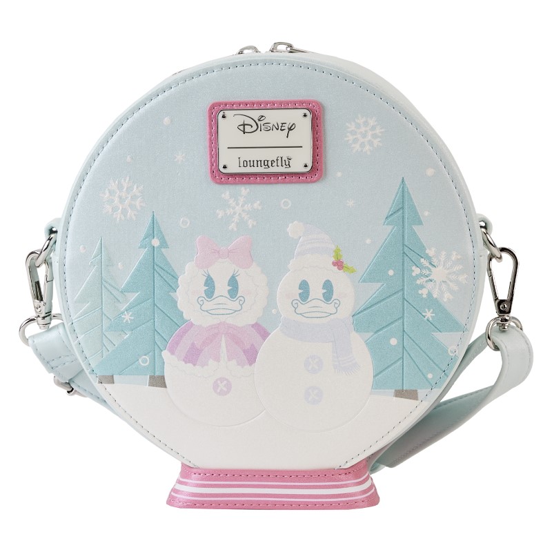 Disney Loungefly Sac A Main Mickey And Friends Winter Snowglobe 
